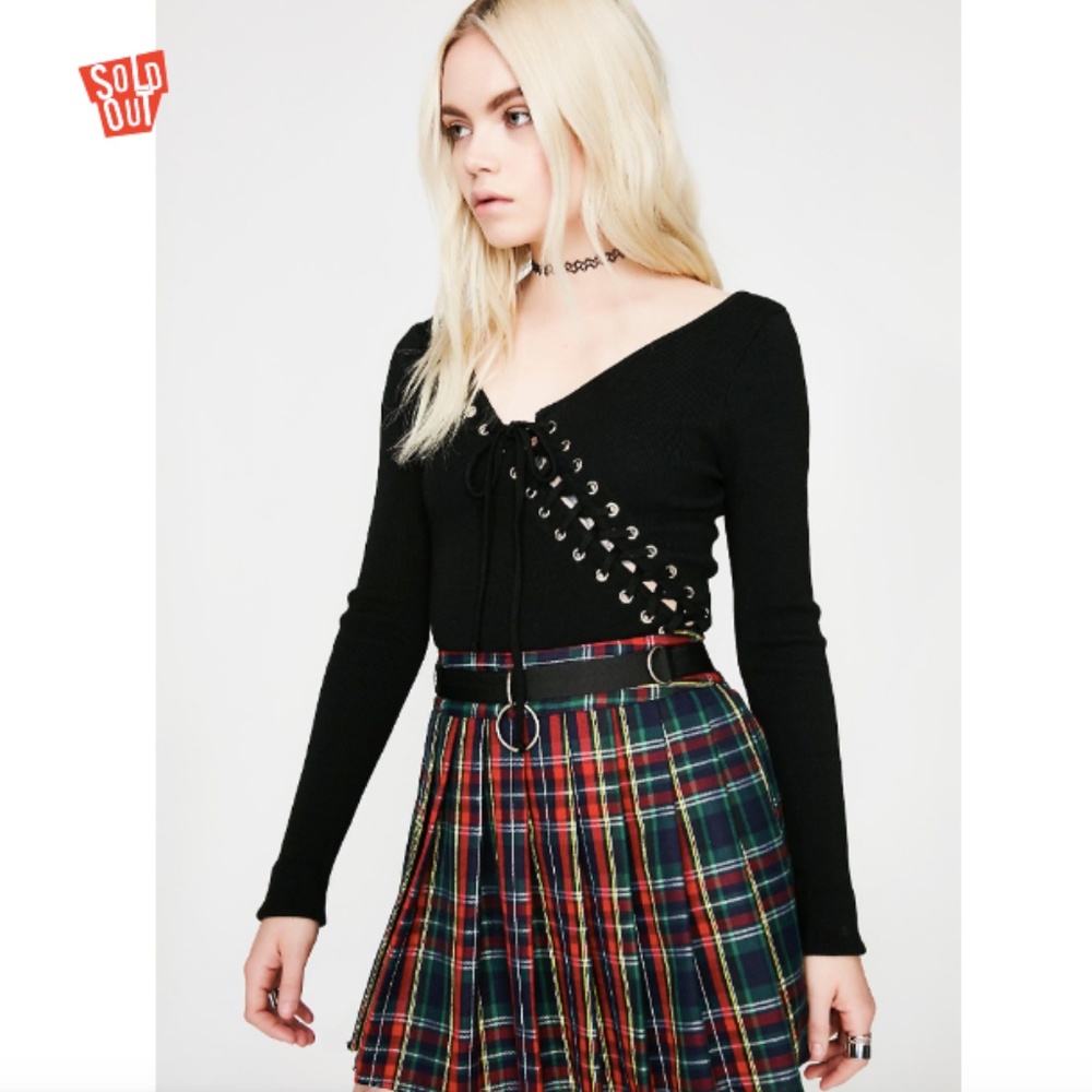 Cross My Heart Lace-up Bodysuit